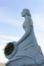 Lady of the Sea monument as sun sets Ã¢â¬â Hampton Beach